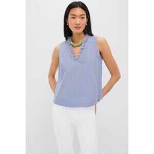 POMANDER PLACE Striped Veronica Top Size M NWT Retail $88 Tuckernuck